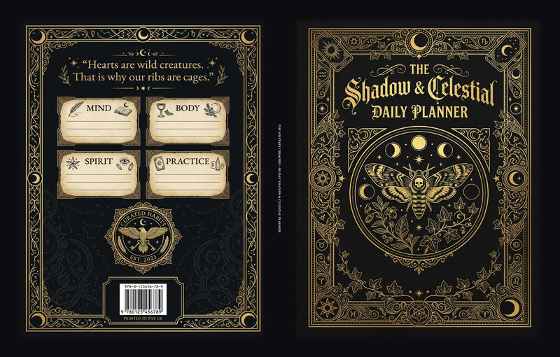 The Solitary Grimoire: Shadow & Celestial Daily Planner — 90-Day ...